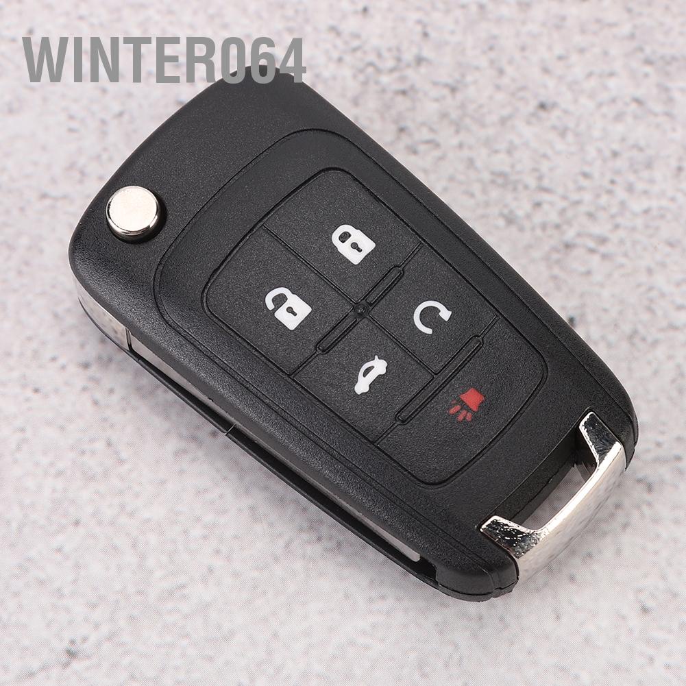 Winter064 5 Nút Lật Chìa Khóa Fob Vỏ Thay Thế Phù Hợp Cho Xe Chevrolet Camaro 2010-2013