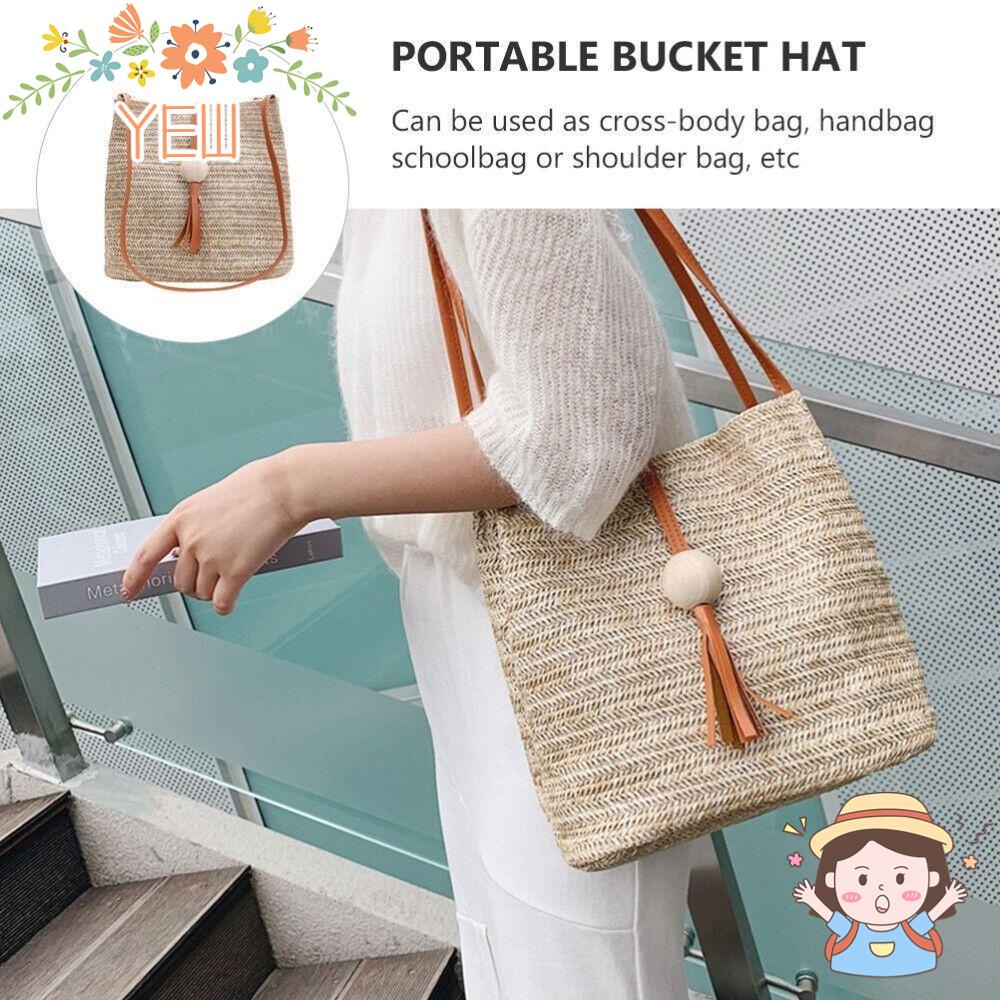 Túi Rơm Đan Kiểu Dáng Sáng Tạo Thời Trang Mùa Hè