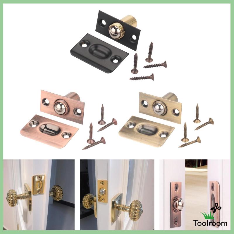 [Toolroom] Chốt Cửa Bóng Màu Đen