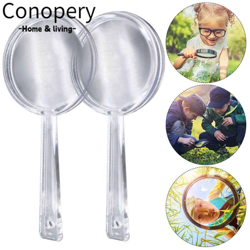 CONOPERY Bộ 10 Kính Lúp Cầm Tay Mini Bỏ Túi Dùng Để Quan Sát Côn Trùng Trang Sức