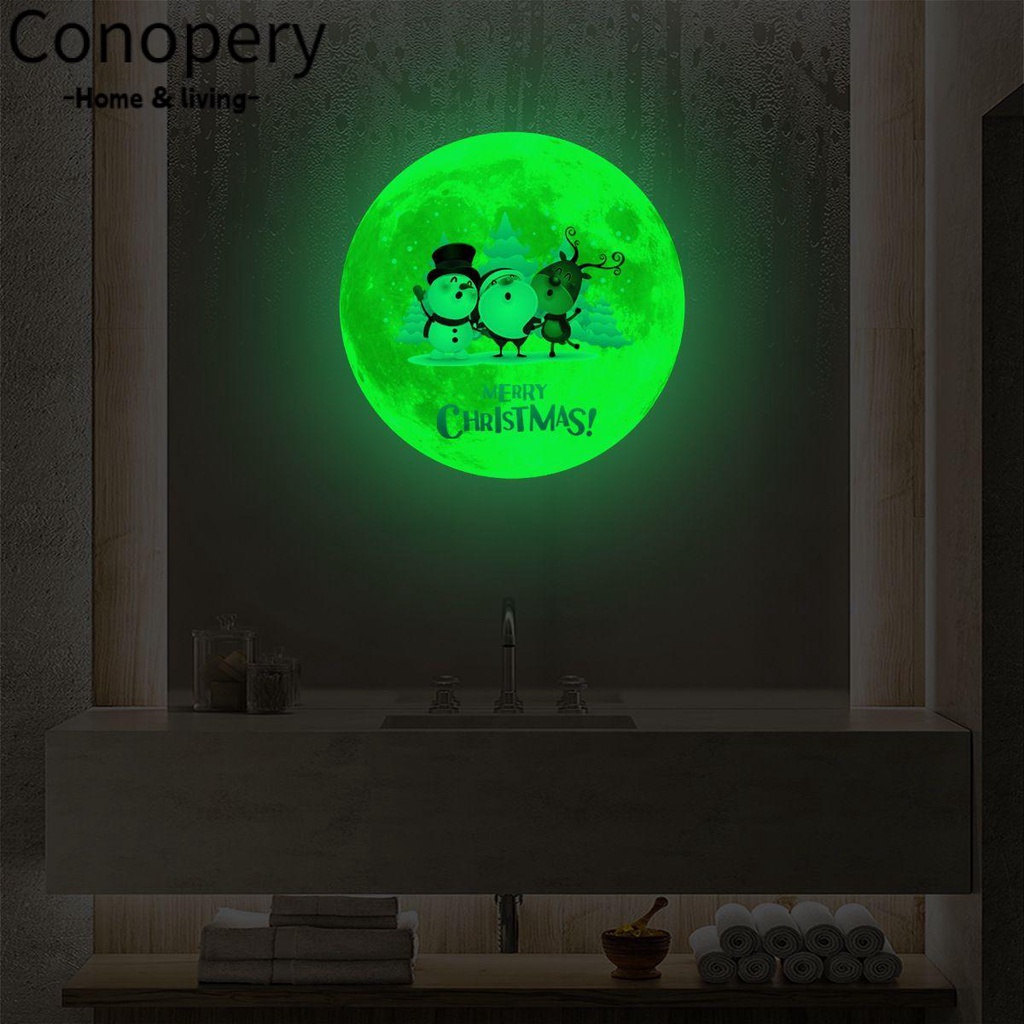 CONOPERY Miếng Dán Tường Trang Trí Dạ Quang Cho Phòng Trẻ Em