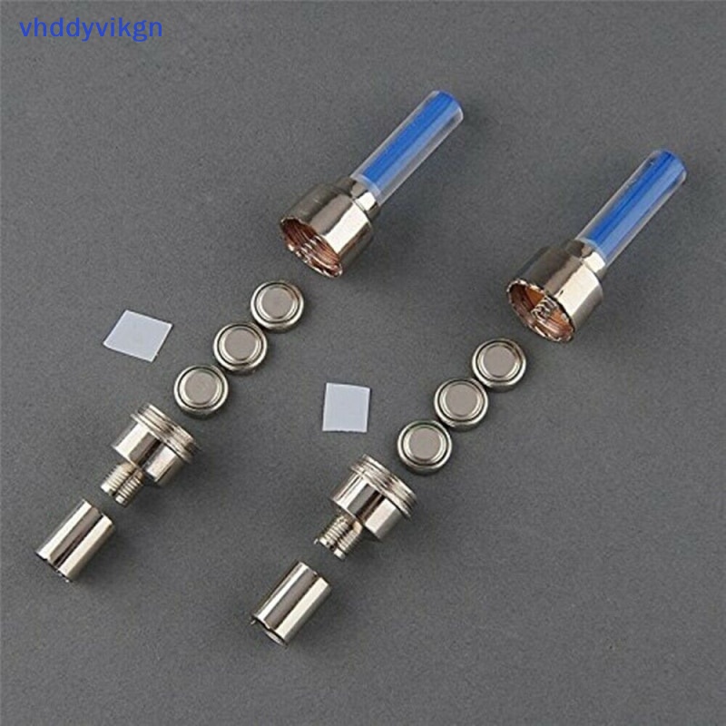 Bộ 2 Nắp Van Xe Đạp / Xe Máy Có Đèn LED Độc Đáo