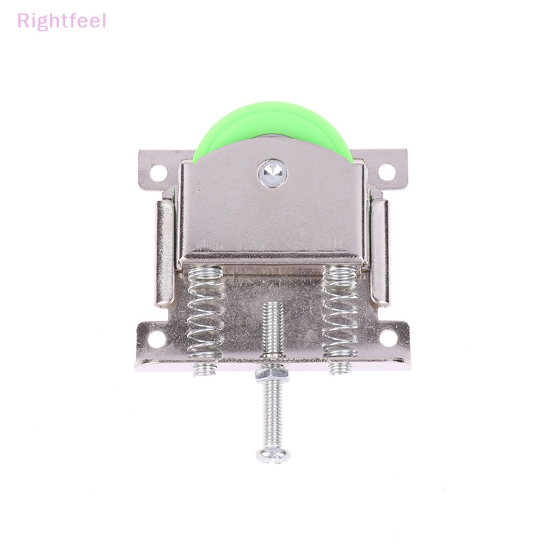 1 Set Bánh Xe Ròng Rọc Bằng Nhựa Và Thép Lắp Ráp Cho Cửa Gương