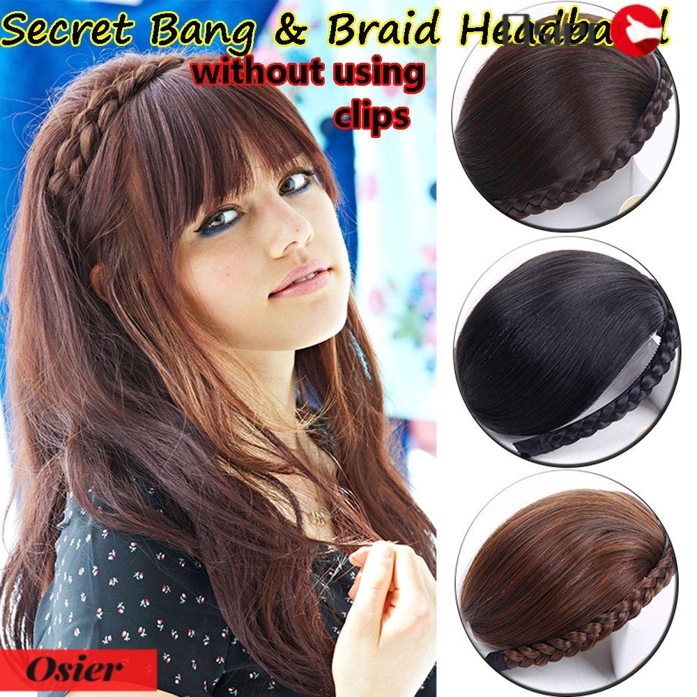 Osier1 Băng Đô Bện Nối Tóc Bí Mật Thời Trang Dễ Sử Dụng