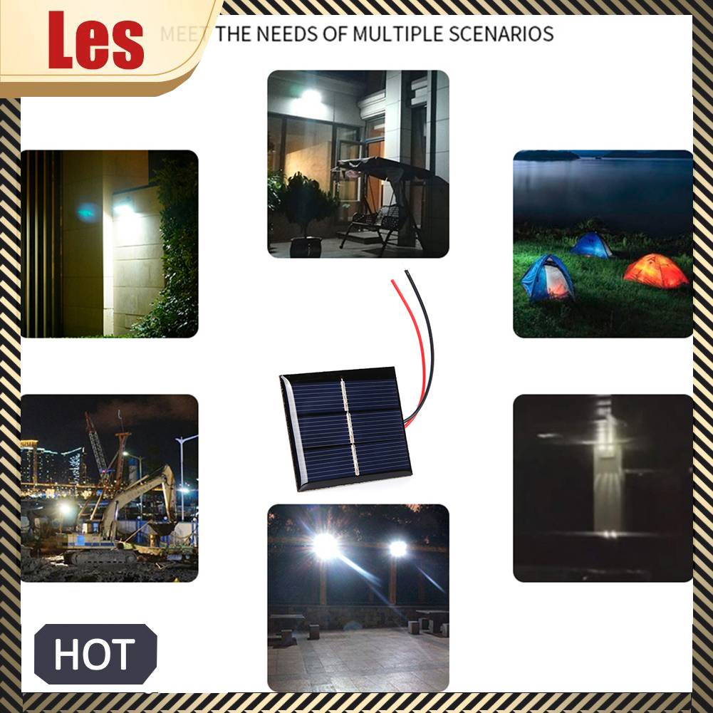 Tấm Pin Năng Lượng Mặt Trời Có Dây 0.4W 1.5V