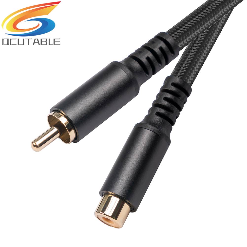 Dây Cáp Âm Thanh / Video Nối Dài 1.8 / 3 / 6m RCA Male Sang Female