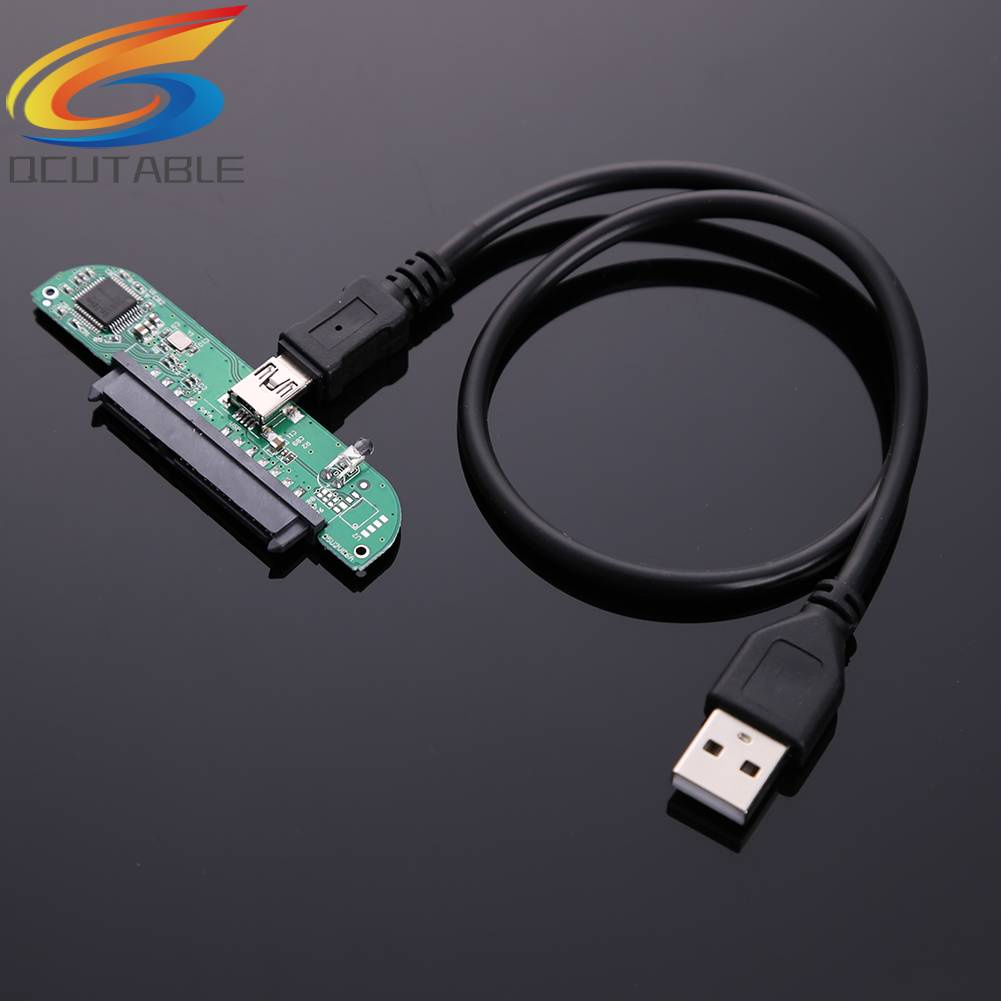 (MớI) Cáp ChuyểN Ổ CứNg USB 2.0 Sang SATA 7 + 15 Pin 2.5 "