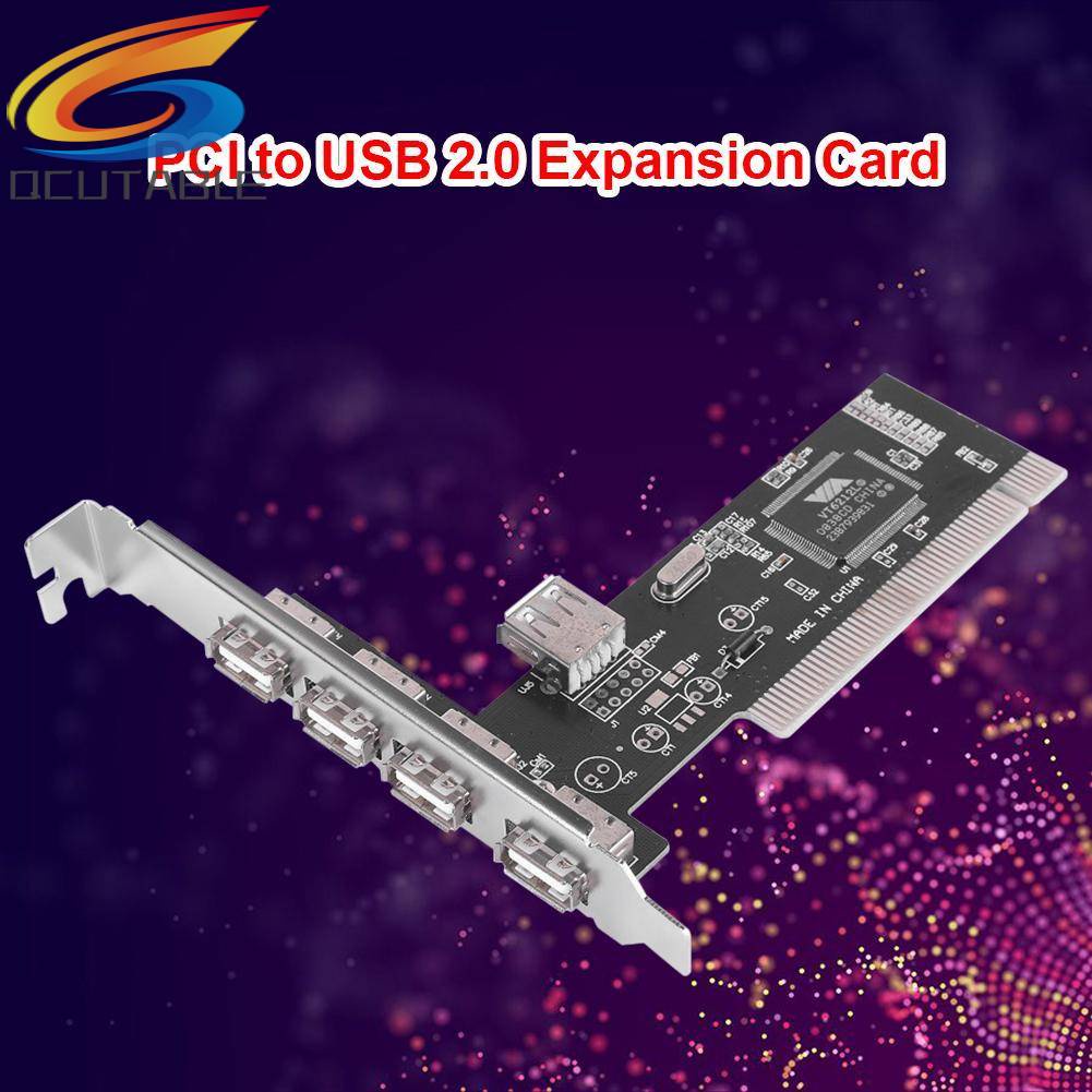 Thẻ Mở Rộng 4 Cổng USB 2.0 PCI 480Mb / s PCI