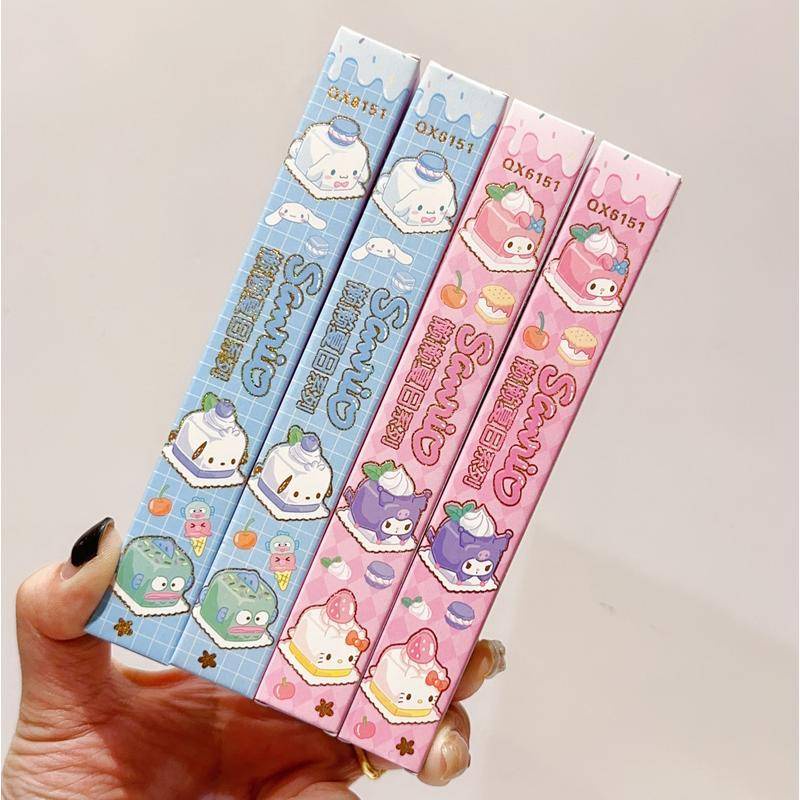 1 Bút Mực Gel Hình Bánh Tráng Miệng Sanrio Hoạt Hình Ngẫu Nhiên TMymelody Kuromi Cinnamoroll Trengyodon Pochacco Làm Quà Sinh Nhật Cho Học Sinh