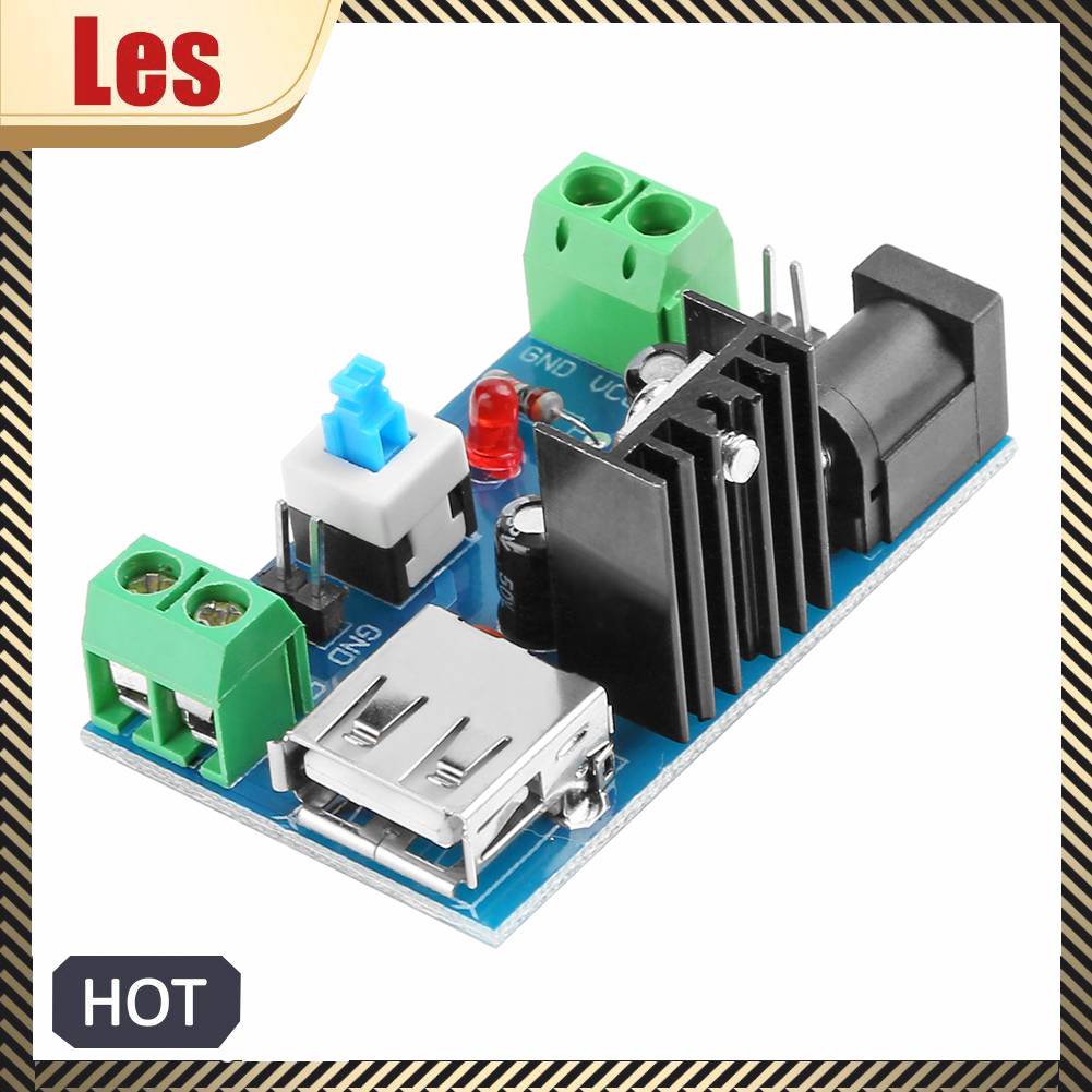 Mô Đun Chuyển Đổi Nguồn Điện 7-15V 9V 12V Sang 5V 2A L7805