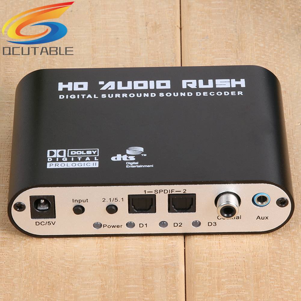 Bộ Giải Mã Âm Thanh Kỹ Thuật Số Với Cáp Quang USB Kênh Đa Kênh
