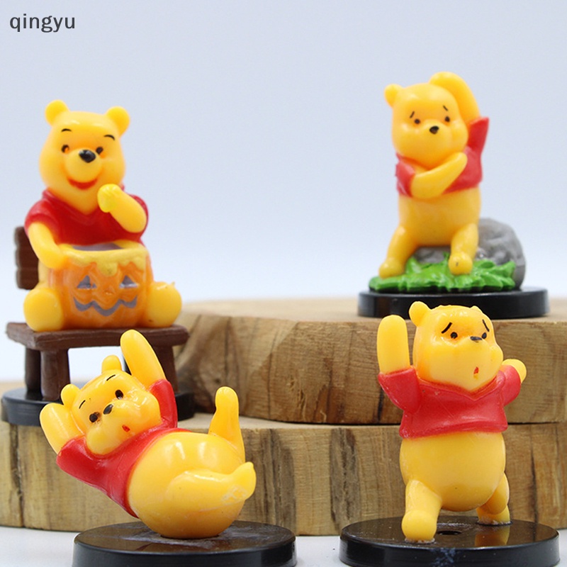 DISNEY Bộ 7 Mô Hình Nhân Vật Hoạt Hình Winnie The Pooh Bằng PVC