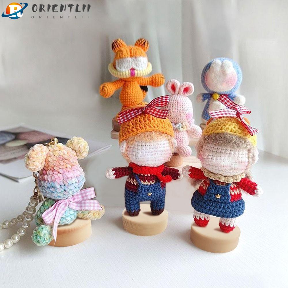 ORIENTLII Giá Đỡ Trưng Bày Búp Bê Orentlii Bằng Gỗ 5cm