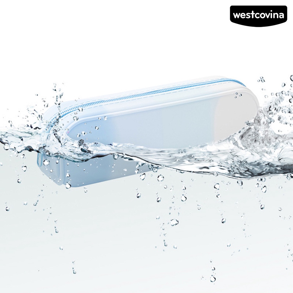 [WSTN]✎Túi Đựng Bút Bằng Silicone Dẻo Chống Nước Có Khóa Kéo Cho Học Sinh