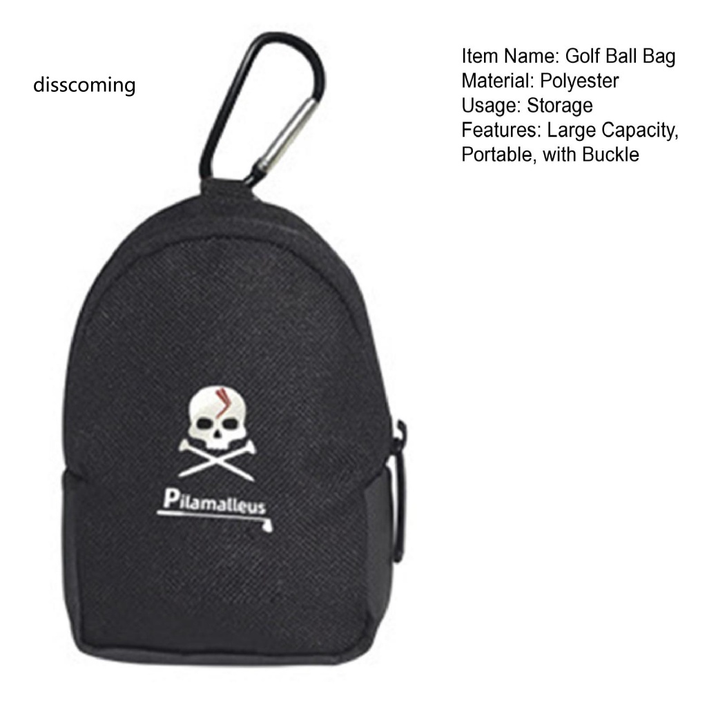 Băng Đô SL SL SL SL| Túi Đựng 2 Quả Bóng Golf Mini Đeo Hông Kèm Móc Tiện Dụng