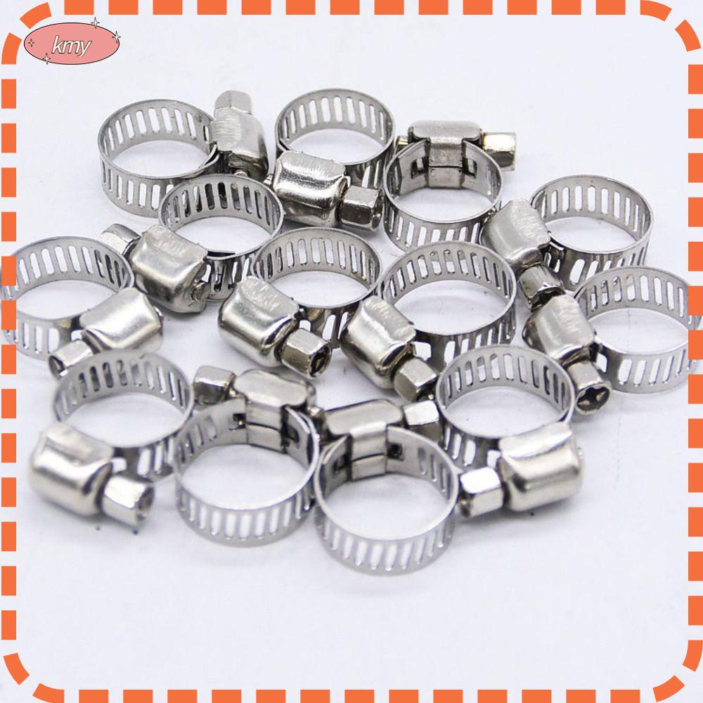 KRNY Set 20 Kẹp Ống Bằng Thép Không Gỉ 10-16mm Tùy Chỉnh Tiện Dụng Cho Xe Hơi