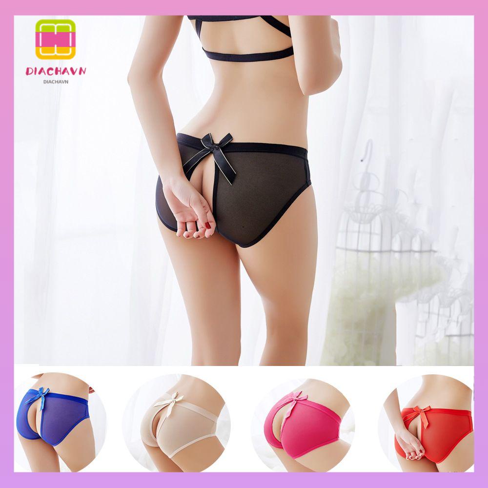 DIACHAVN Quần Lót Ren Hở Đáy Quyến Rũ Thời Trang Cho Nữ