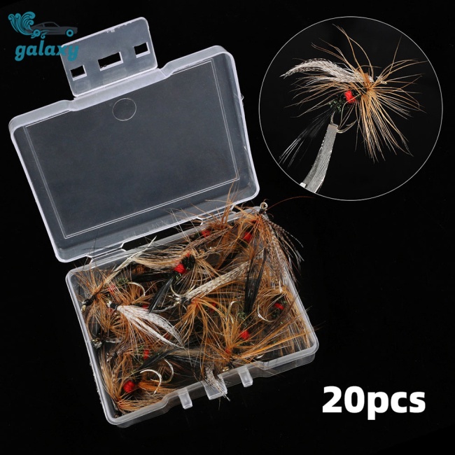 Galaxy Set 20 Mồi Giả Nhử Cá Hình Côn Trùng