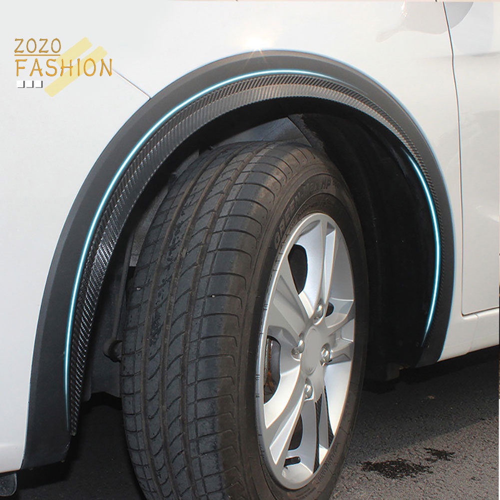 FENDER Set 2 Dải Dán Sợi Carbon 42cm Trang Trí Bánh Xe Hơi