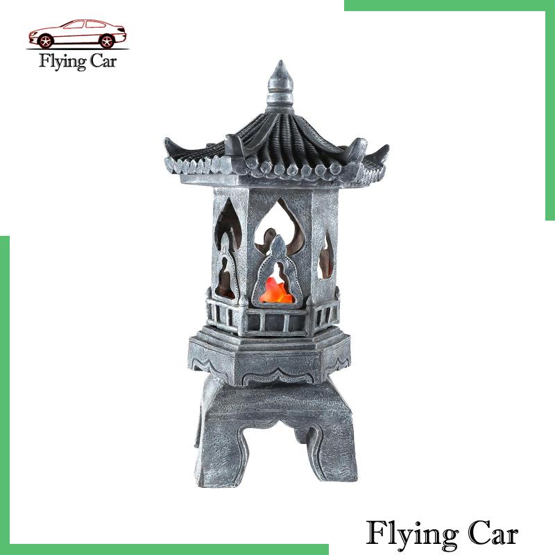 [Lzdjfmy2] Đèn Lồng Năng Lượng Mặt Trời Bằng Polyresin Cho Lối Đi Nông Trại