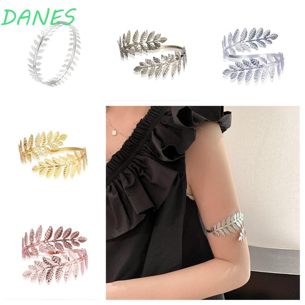 Vòng Đeo Cánh Tay Hình Lá Laurel Cổ Điển Có Thể Điều Chỉnh Cho Nữ