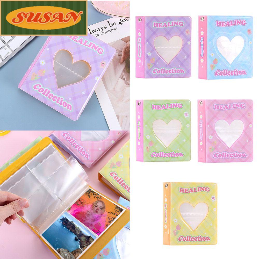 SUSANS Album Ảnh Hình Trái Tim Dễ Thương Cho Polaroid 3 inch