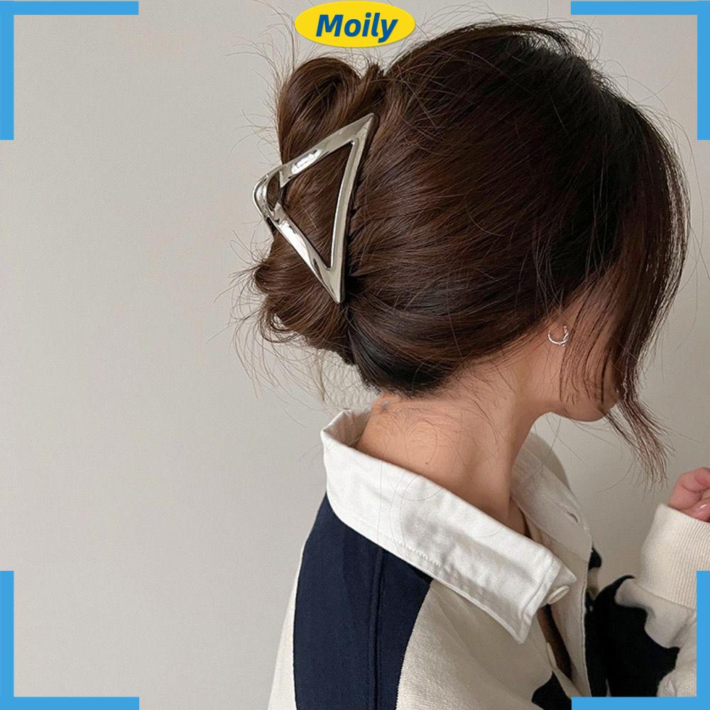 MOILYVN Kẹp Tóc Càng Cua Hình Tam Giác Thời Trang Cho Nữ