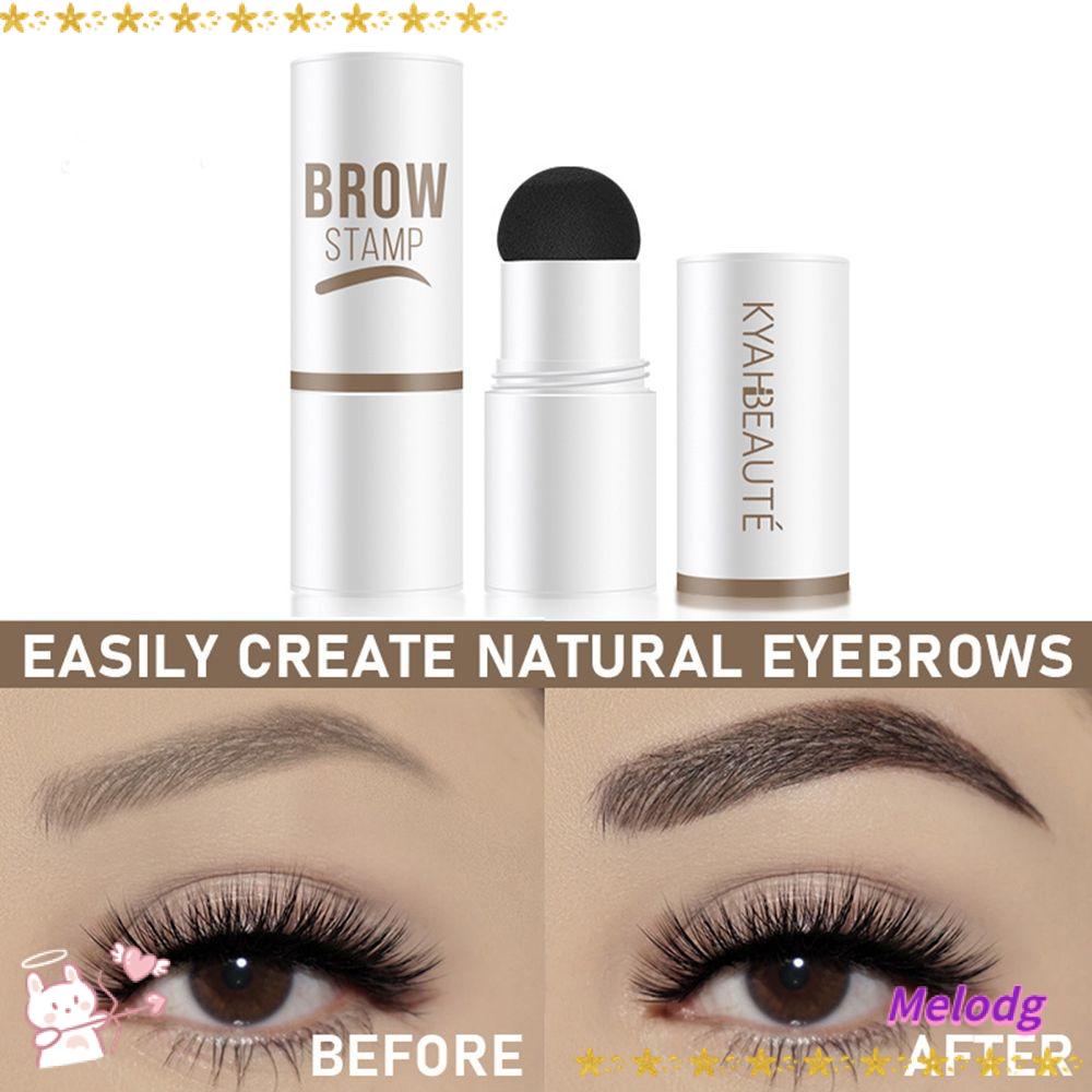 MELODG Bộ Dụng Cụ Tạo Hình Trang Điểm Lông Mày​ Bút Kẻ Lông Mày Dạng Đóng Dấu Chống Nước Tiện Dụng