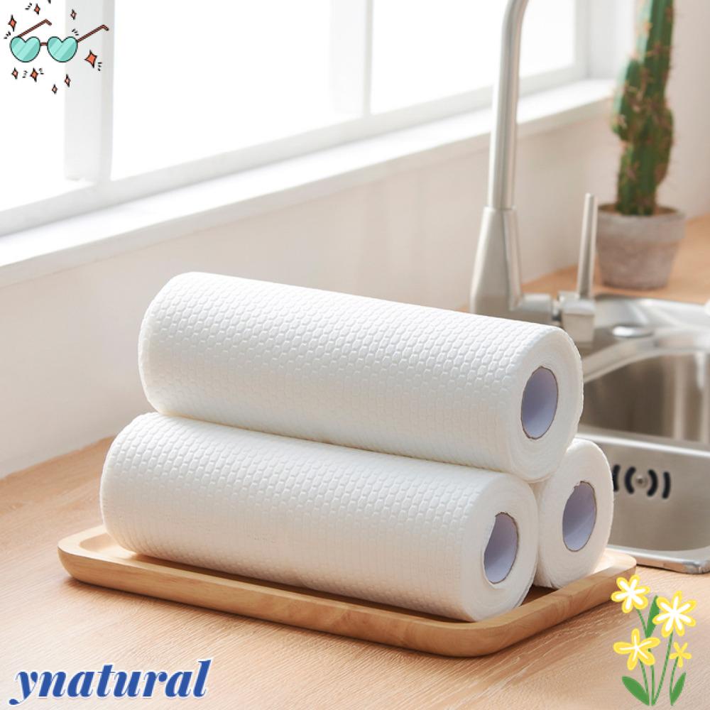 YNATURAL Cuộn Giấy Lau Chén Đĩa Có Thể Giặt Lại Tiện Dụng