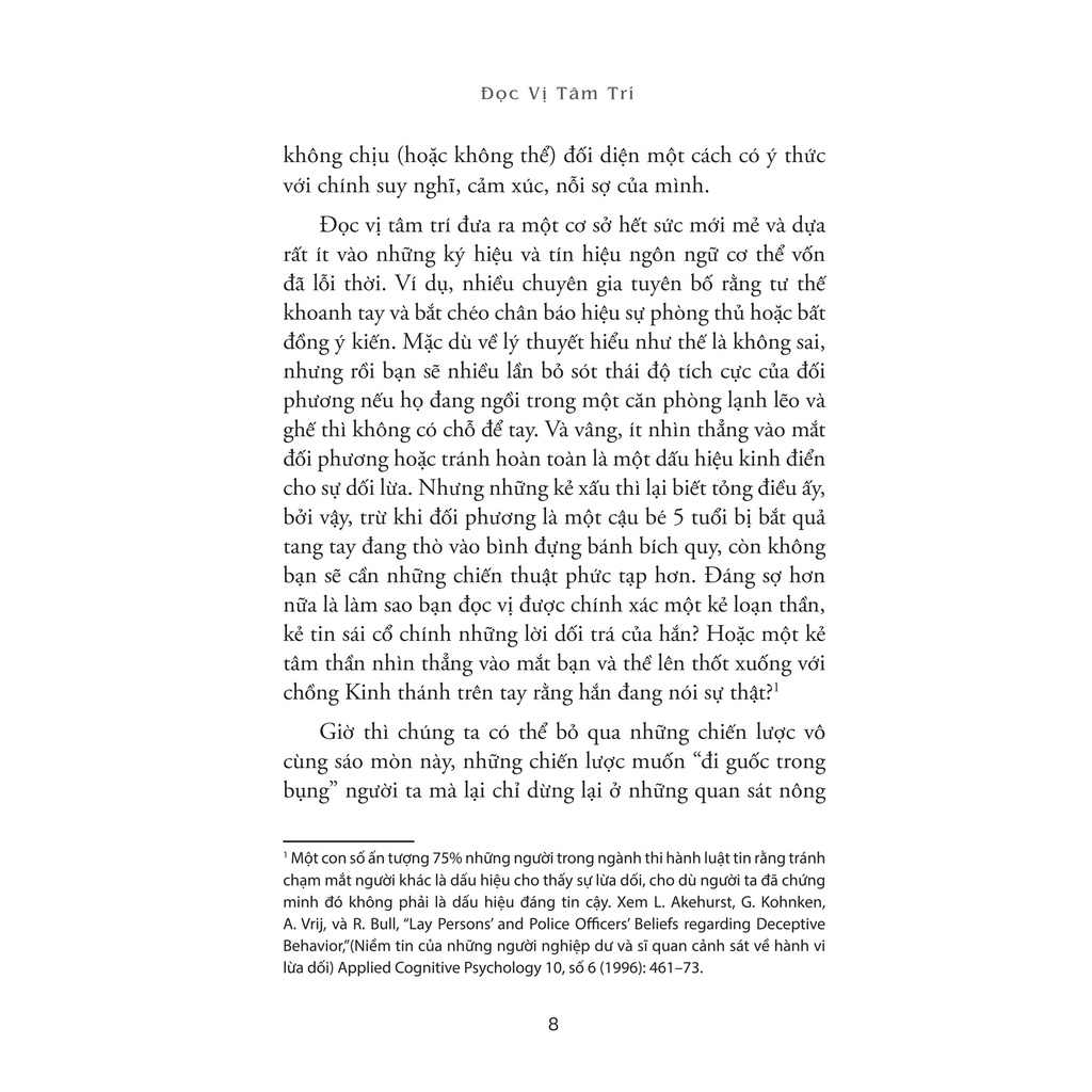 Sách Đọc Vị Tâm Trí - Khám Phá Xem Người Ta Nghĩ Gì, Muốn Gì Và Thực Sự Là Ai