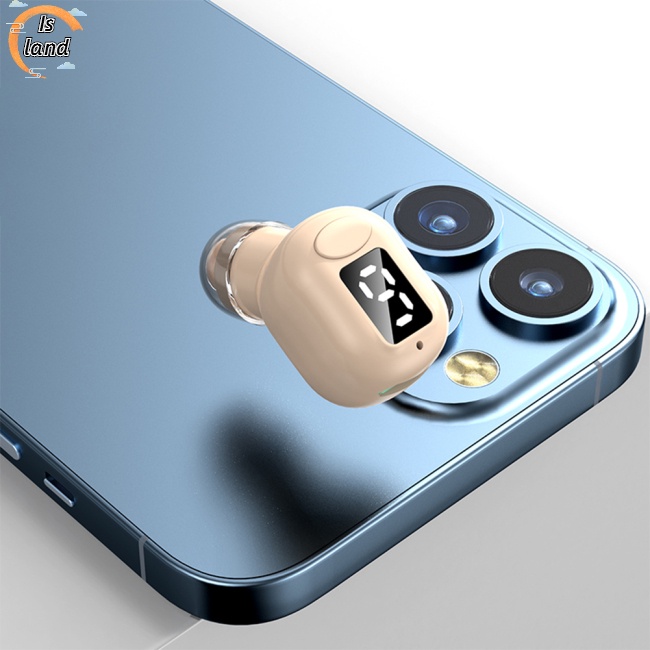 [IS] Tai Nghe Nhét Tai Bluetooth M5 Mini Vô Hình Hiển Thị Thời Gian Doanh Nhân Hd Tiếng Ồn