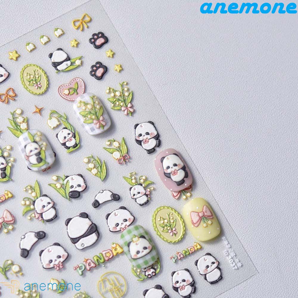 Miếng Dán Trang Trí Móng Tay Hình Động Vật Dễ Thương DIY