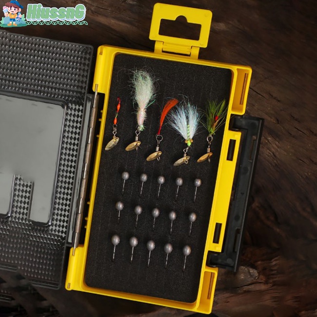 Hộp Đựng Mồi Câu Cá Hai Mặt Có Tay Cầm Tiện Lợi