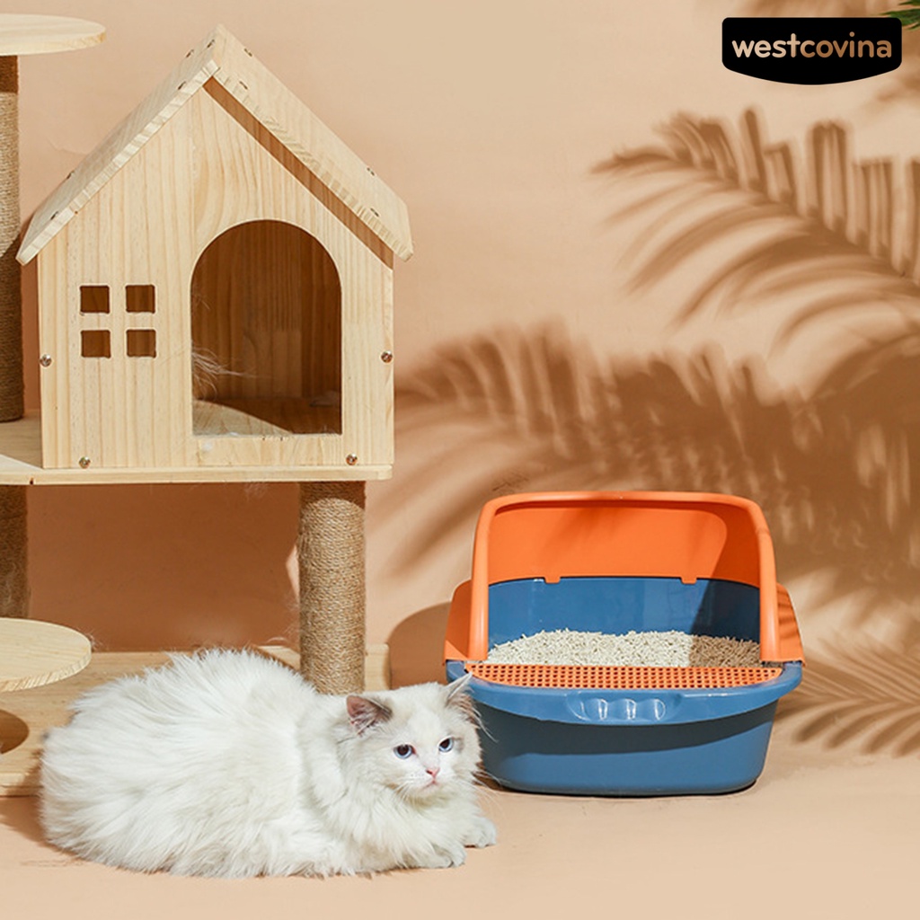 [COD]♞Hộp Rào Bảo Vệ Mèo Chống Văng Màu Sắc Tương Phản Có Thể Tháo Rời Tiện Dụng