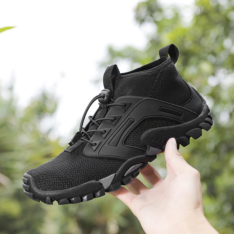 Giày Thể Thao Cổ Cao Chống Trượt Thời Trang Mùa Hè Cho Nam