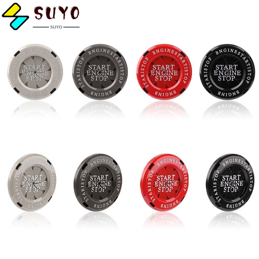 Vỏ Bọc Nút Khởi Động Xe Hơi SUYO Bằng Hợp Kim Nhôm Trang Trí Nội Thất