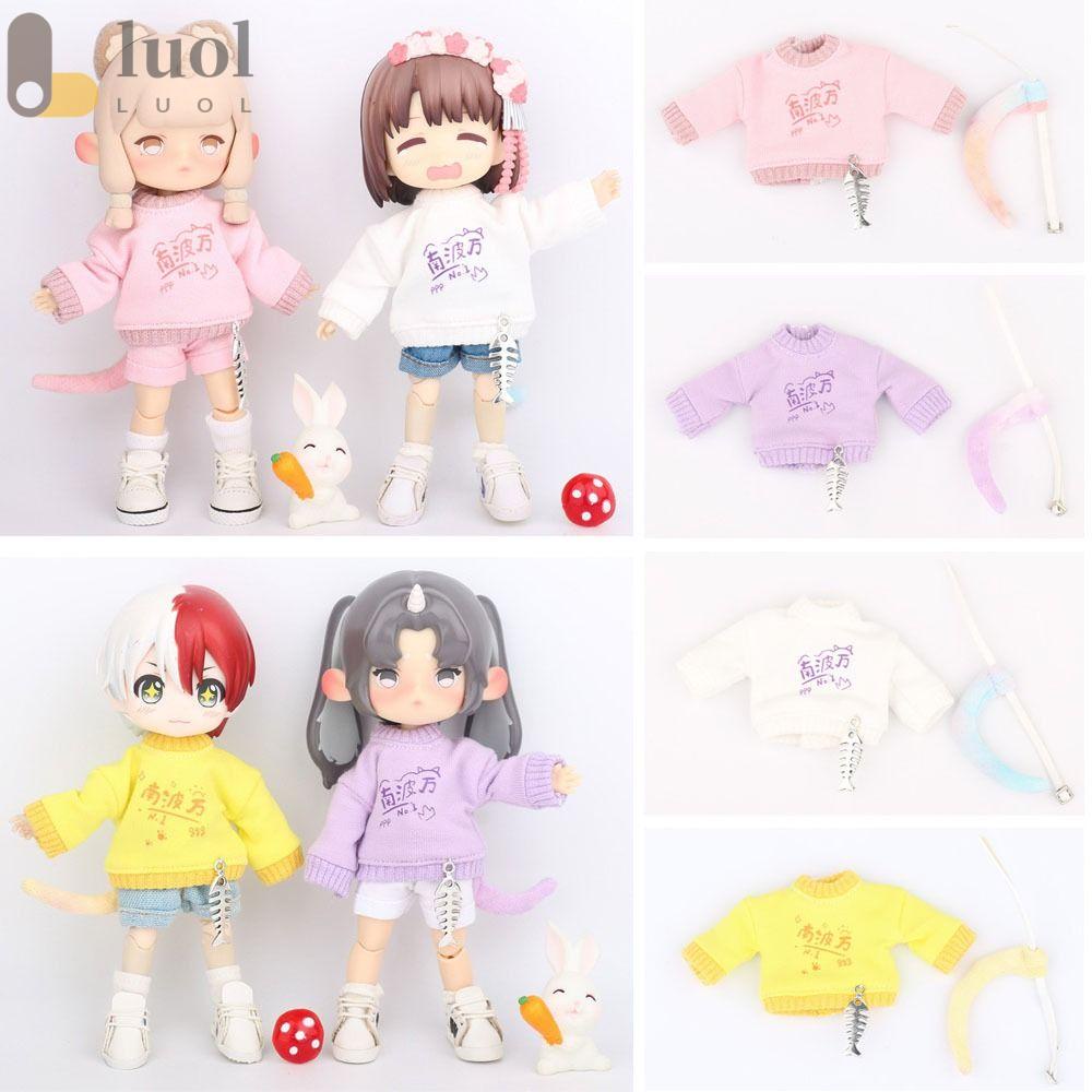 LUOL Áo Thun Dễ Thương Cho Búp Bê ob11 / ob11