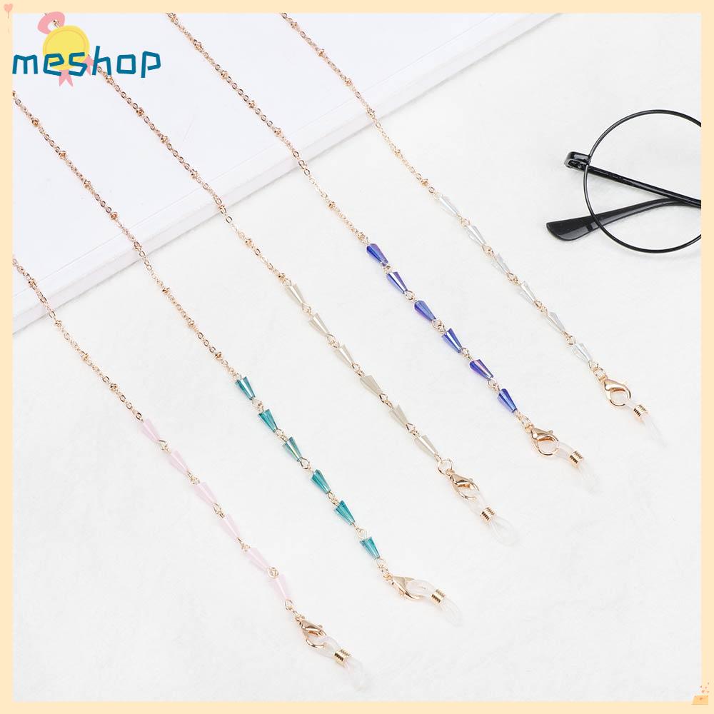 ME Dây Chuỗi Hạt Kim Loại Đeo Mắt Kính Chống Thất Lạc Thời Trang