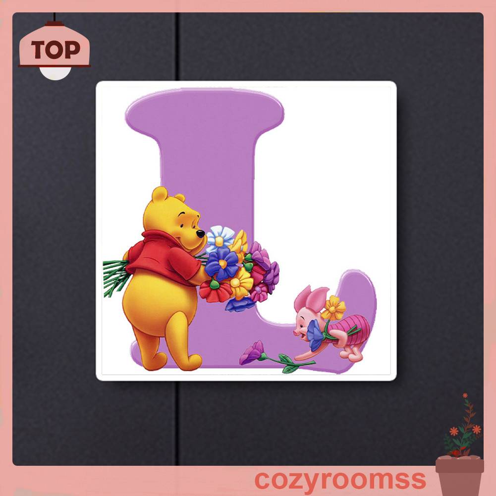 Tranh Đính Đá Kim Cương Toàn Bộ 5D DIY Hình Vẽ Winnie Kit Trang Trí Nhà Cửa