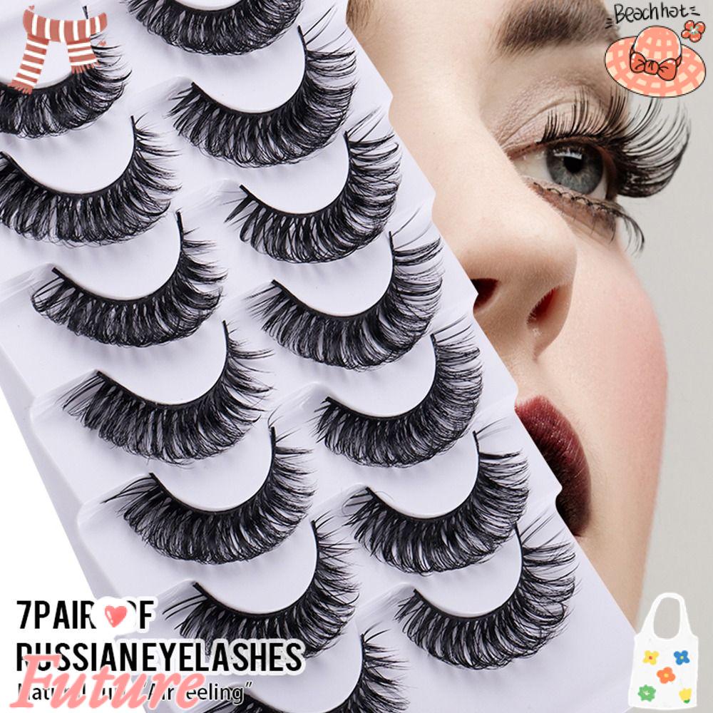 FUTURE Lông Mi Giả Dạng Xoăn Chữ D Bằng Lông Chồn Nhân Tạo