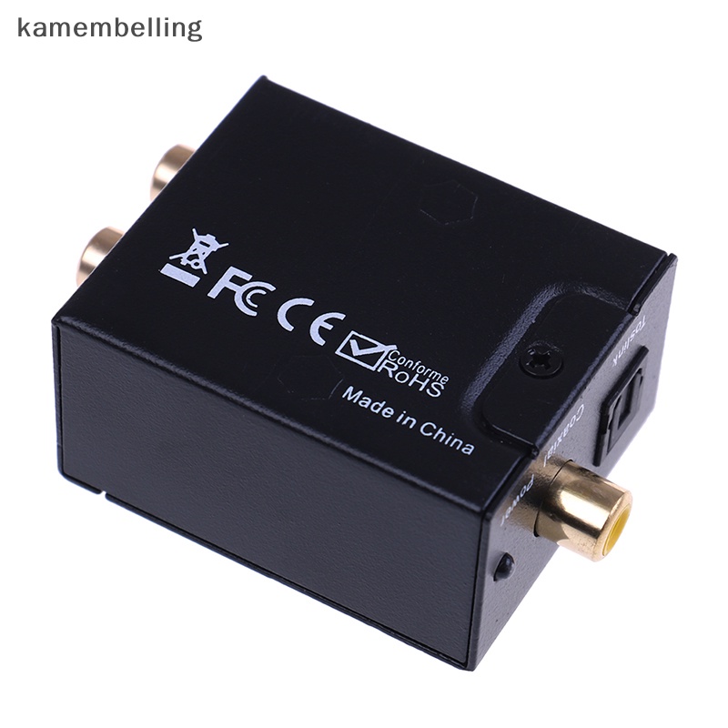 Kamembelling Bộ Chuyển Đổi Quang Học toslink digital Sang ana RCA L / R EN