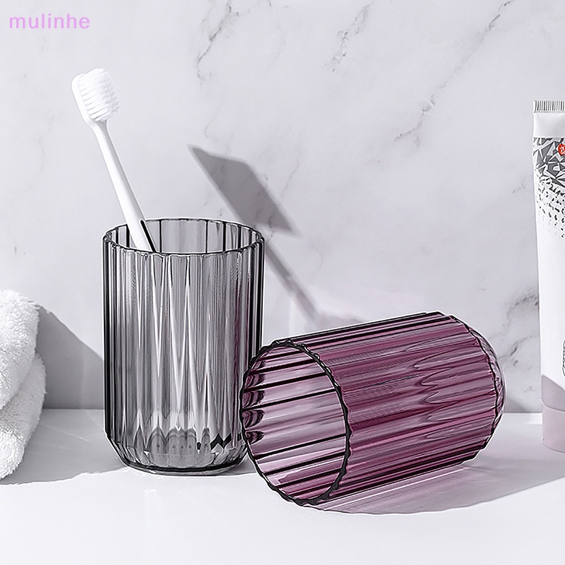 Cốc Đánh Răng Bằng Nhựa Trong Suốt Tiện Dụng Cho Gia Đình