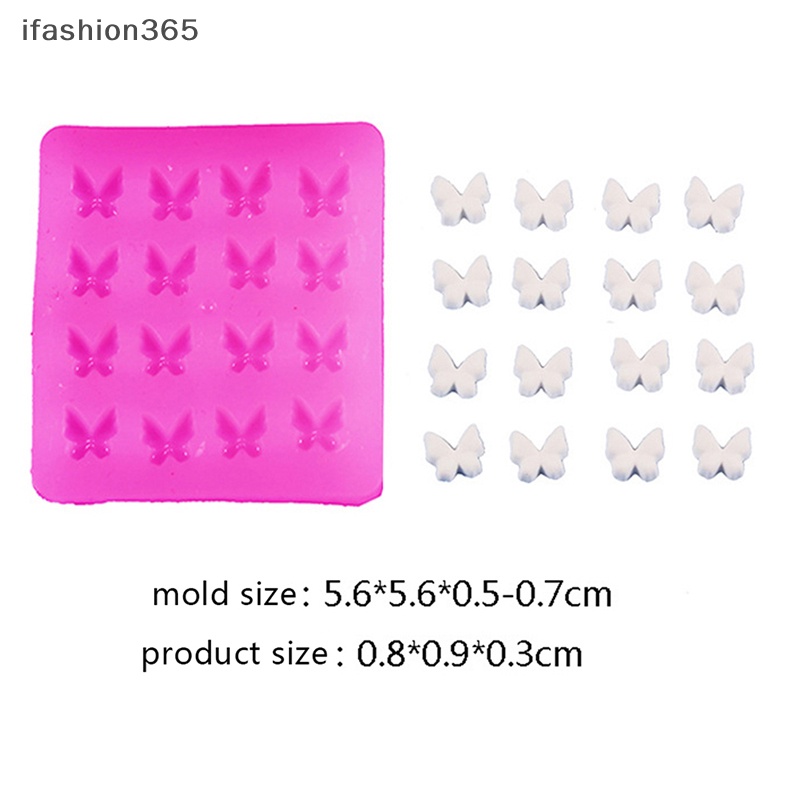 1 Khuôn Silicon Làm Mặt Dây Chuyền Thủ Công Hình Bướm Thời Trang ifashion365