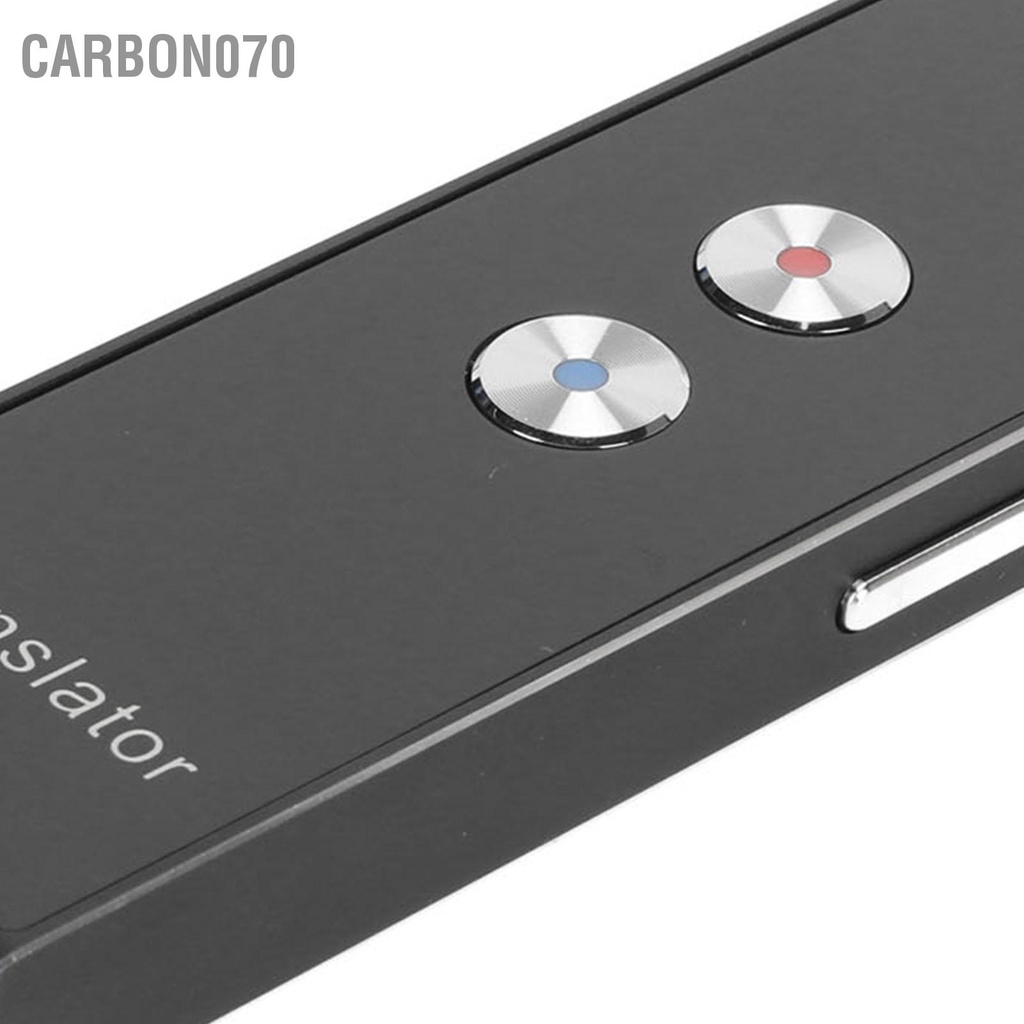 Carbon070 Thiết bị dịch Bluetooth 96 ngôn ngữ Đồng bộ hóa ứng dụng Độ chính xác cao 400mAh giọng nói thông minh di động