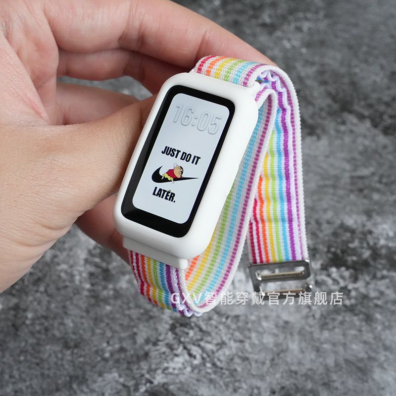 Phù Hợp Dây Đồng Hồ Thông Minh Bằng Vải Dệt Thoáng Khí Dành Cho Huawei band 8 band 7