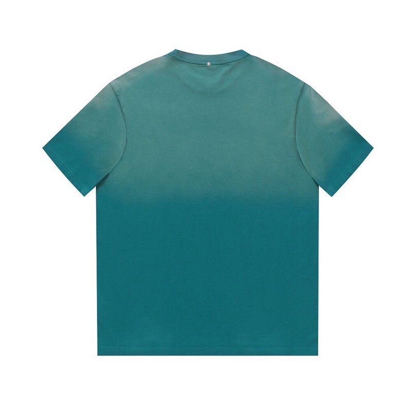 Áo Thun G88- Tay Ngắn Cổ Tròn Màu Sắc gradient Phong Cách retro