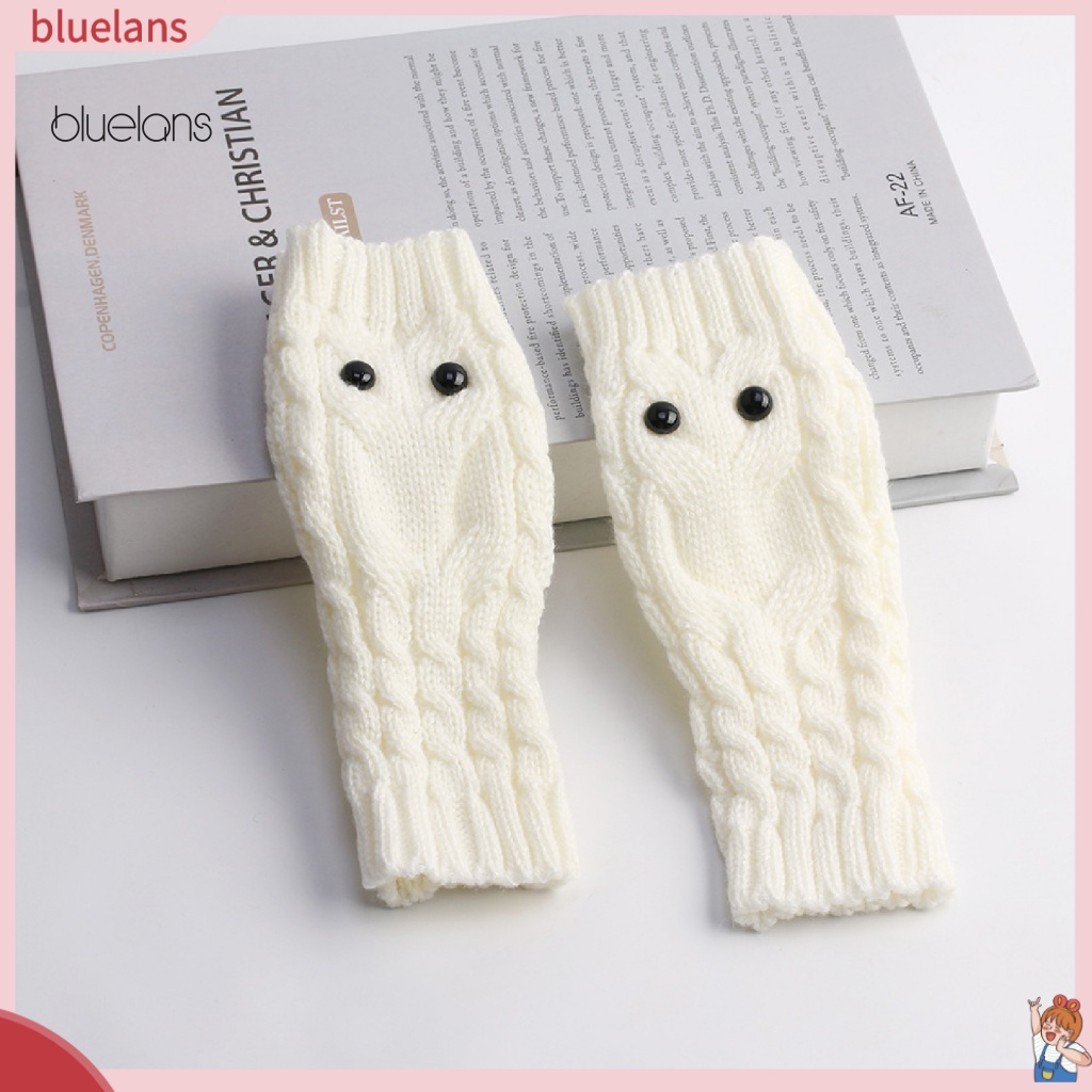 1 Đôi Găng Tay Mùa Đông Sợi Acrylic Co Giãn Chống Trượt