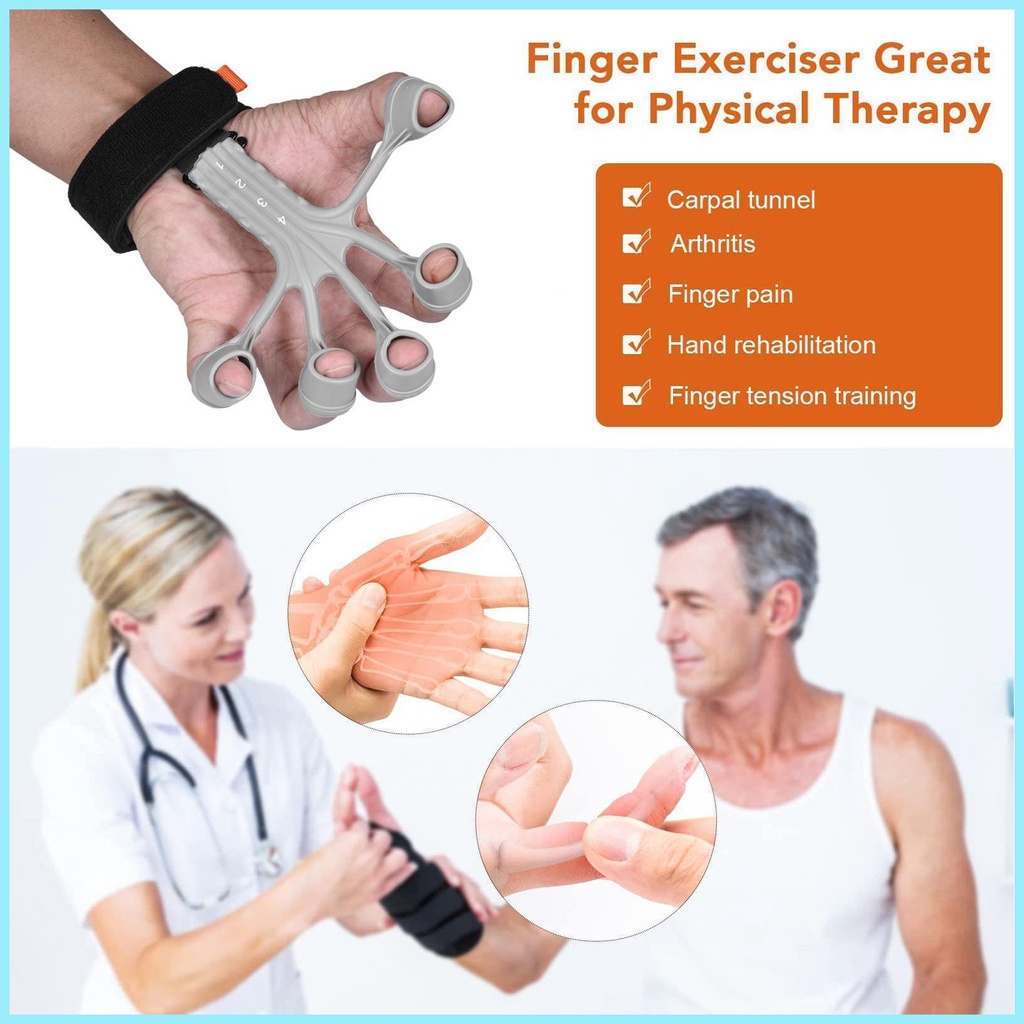 Dụng Cụ Luyện Tập Lực Nắm Ngón Tay Cho Người Chơi Rock Climbers Tennis tdevn