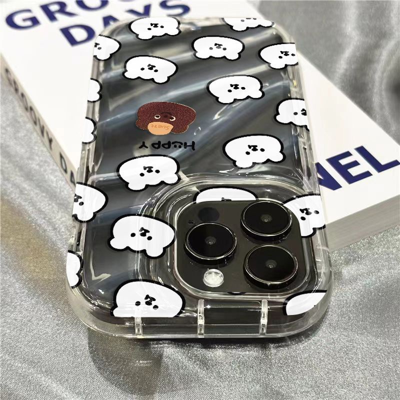 Ốp Điện Thoại Mềm Trong Suốt In Hình Gấu Nâu Dễ Thương Cho Iphone 14Promax 1312 / 11 7 / 8plus xr / sins 97NG