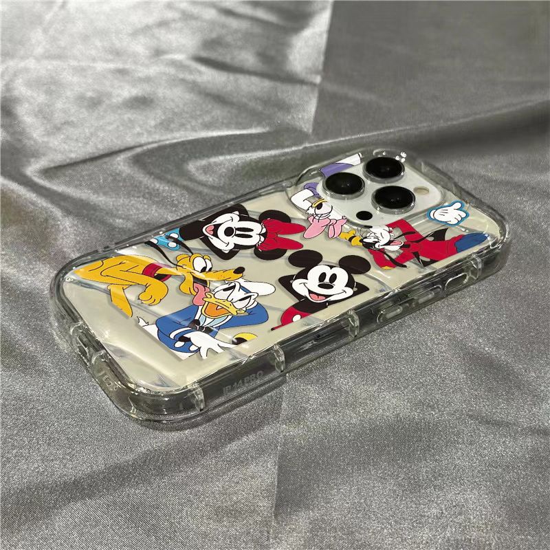 Ốp Điện Thoại Dẻo Trong Suốt Họa Tiết Hoạt Hình Mickey Dễ Thương Cho IphonexrPlus7 11iPhone14promax / 81312 Apple 6LNL